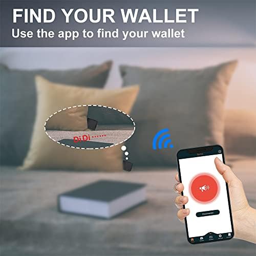 Anti-Lost Bluetooth Wallet Tracker & Finder GPS položaj Locator muške novčanike Slim minimalistički praćenje Cool koža novčanik držač