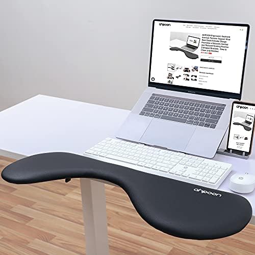 Ahpoon Ergonomija Desk Extender Tacna, ladica za tastaturu 26.8 x8. 5 Stezaljka bez bušenja, polica naslona za ruke na stolu, nosač