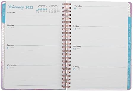 Stobok 3pcs Godišnji dnevni časopis Planirajte mali uzorak za englesku radnotop papir Notepad: Dnevni planer i zavojnica Kalendar