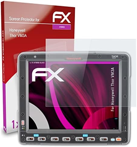 atFoliX zaštitni Film od plastičnog stakla kompatibilan sa zaštitom stakla Honeywell Thor VM3A, 9h Hybrid-Glass FX stakleni zaštitnik od plastike