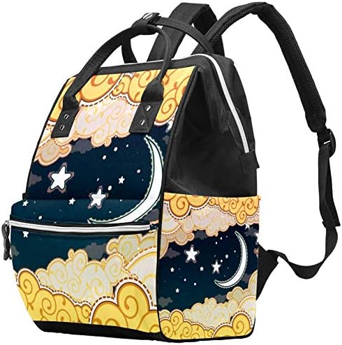 Moon Stars Night Sky Promjena jastučića za promjenu pelena Materinstvo Baby Naspen Backpad