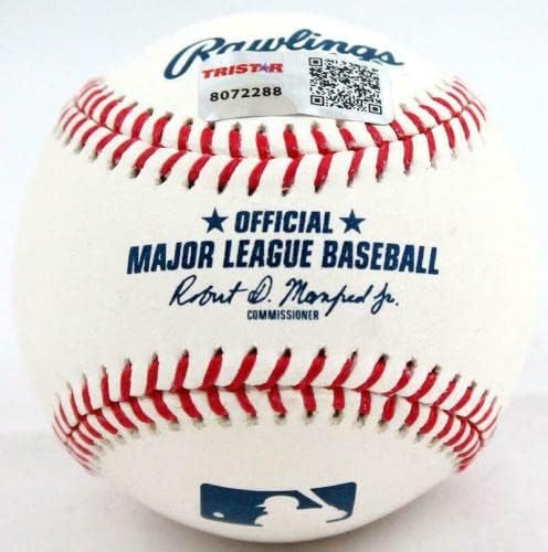 Ryne Sandberg autogramirani rawlings OML bejzbol s fofristarom ovjereni - autogramirani bejzbol