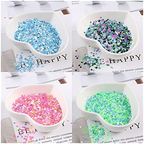 AILIDON XN922 ultratanki 3mm Star Heart Moon šljokice Nail Art Glitter Mini Paillettes Eo-Friendly pet Sequin nokti dekoracija manikura