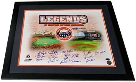 Craig Biggio Jeff Bagwell Autographied 16x20 Photo Framed Astros Legende Tristar - AUTOGREM MLB Photos