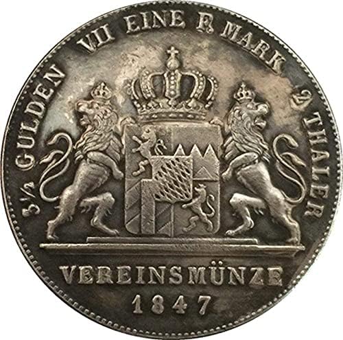 1847. njemački novčići bakarski srebrni antikni zanati kovanica kovanica kolekcija kolekcija kolekcija kovanica