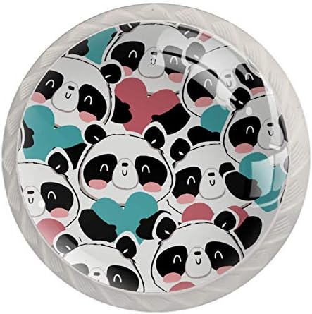 Idealiy cartoon životinja slatka Pandas ladica za vrata Pull Handle dekoracija namještaja za kuhinjski ormar toaletni sto