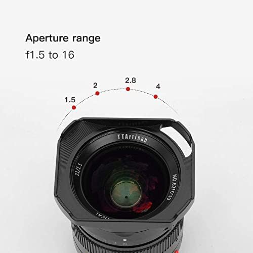 Ttartisan 21mm F1.5 ASPH Full Fame kamera za Leica M Mount kamere M-M M240 M3 M6 M7 M8 M9 M9p M10
