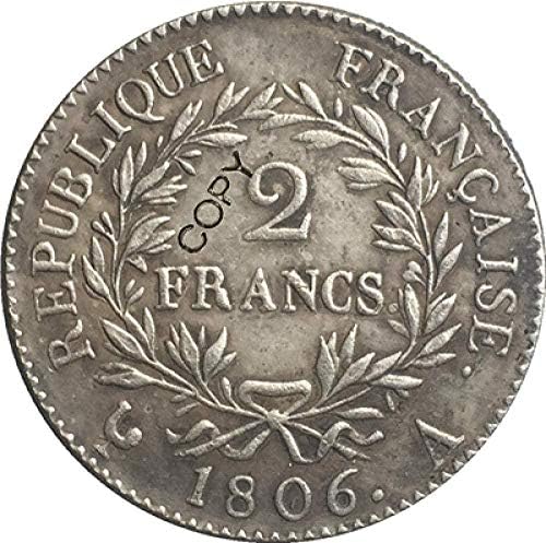 Francuska Napoleon I 1806 A 2 franaka Coins Copy Copy ukras prikupljaju poklone