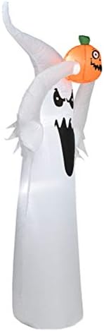 Prettyzoom pumkin ukras Halloween užaren u obliku duha na napuhavanje Pokretni rekvizicija Party Dekoracija s originalnim američkim utikačem bijele boje Favorit Carmkins Decor