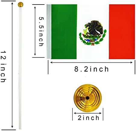 ZXVZYT MEXICO FLAG MEXICAN DESK ZASTAVE MALO MINI MEXICAN STOL OFFS OFSS SA DEKORACIJAMA BAZINA