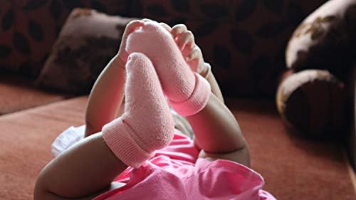 RATIVE Newborn 0-3 mjeseca i Infant 3-12 mjeseci debljine frotir Turn manžetne čarape za dječake djevojčice