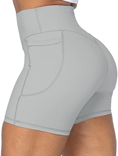 Sunzel ženske bajkerske kratke hlače u kontroli stomaka visokog struka sa dubokim džepovima