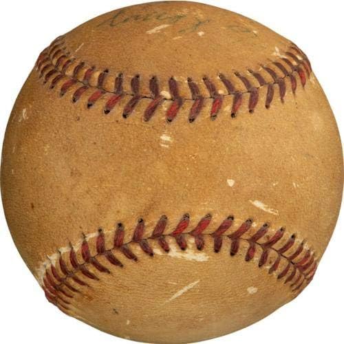 Jim Thorpe Single potpisan autogramirani bejzbol nacionalne lige sa PSA DNK COA - autogramirani bejzbol