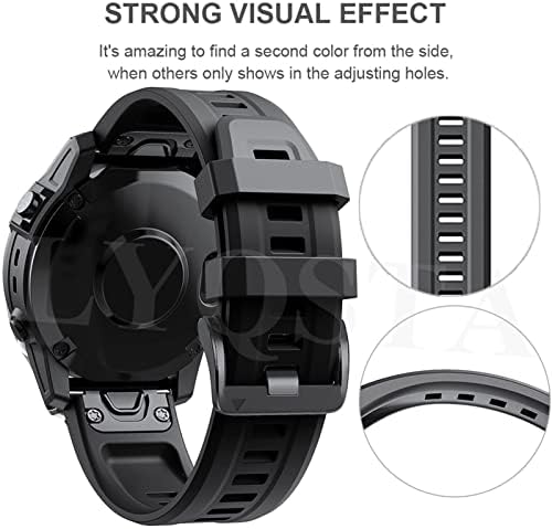 Xnwkf silikonska traka za brzo oslobađanje za Garmin Instinct 2 Fenix 7 7x 6 6x Pro 5x Smartwatch 26 22 20mm Easyfit wrist Band