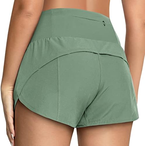 GYM RAINBOW ženske atletske kratke hlače visokog struka lagane kratke hlače za trčanje u teretani za brzo sušenje s džepovima