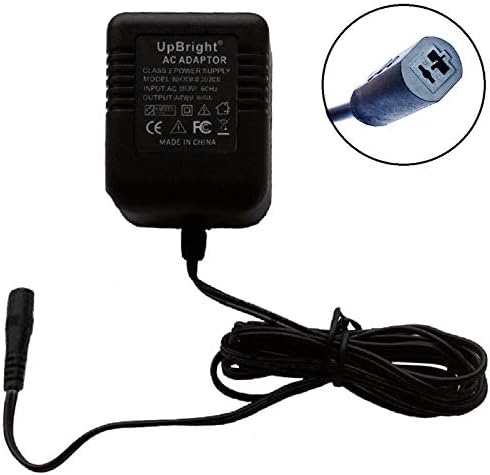 Bupbyght 2-prong 12V AC / AC adapter kompatibilan sa plišačkim vlaknima Avon 2003 optički medvjedilo mijenjanje božićnih FSC F488441