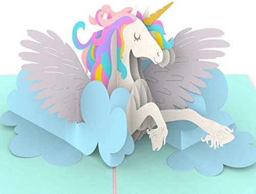 Liif Magical Unicorn 3D Pozdrav Pop up kartica za sve prilike, čestitka za Dan zaljubljenih, čestitka za Majčin dan, tuš za bebe,