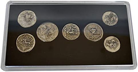 Creations Estia Magna Graecia Historical Replica 7 srebrnih kovanica - drevna Grčka - Sicely