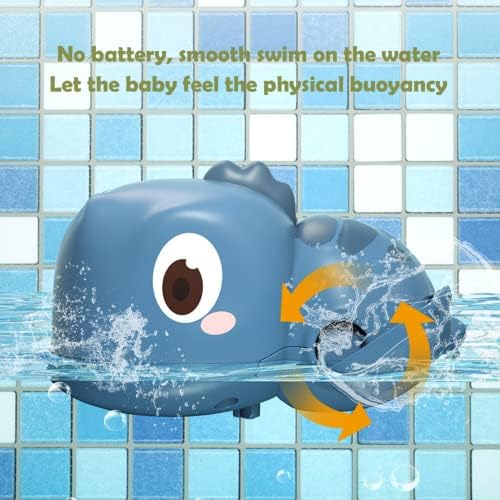 Aeiofu Baby kupatilo na igračama za plivanje dinosauri kupatilo kupatilo na bazenu Voda igračke za igračke za mališane djeca 3pcs