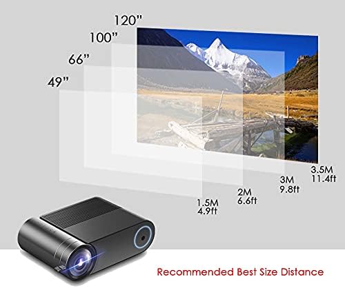 LMMDDP Full projektor 3800 Lumens Home Theatre Video Beamer Proyect VGA AV USB sa poklonom