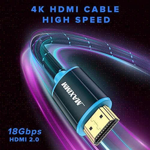 HDMI kabl 4K Ultra HD najlonski pletenica HDMI 2.0 kabela, brzina 18Gbps 4k @ 60Hz HDR, 3D, 2160p, 1080p, HDCP 2.2, ARC, HDMI kablovi