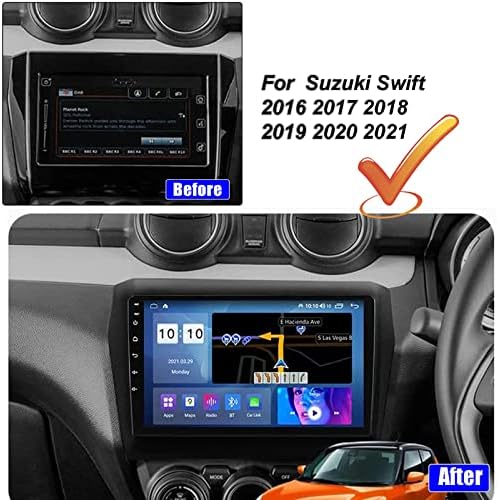 Android 11 auto DVD plejer GPS Stereo 9-inčna Glavna jedinica Navi Radio Multimedia WiFi za Suzuki Swift -2021 GPS navigacija USB Car RDS CarPlay FM kontrola volana