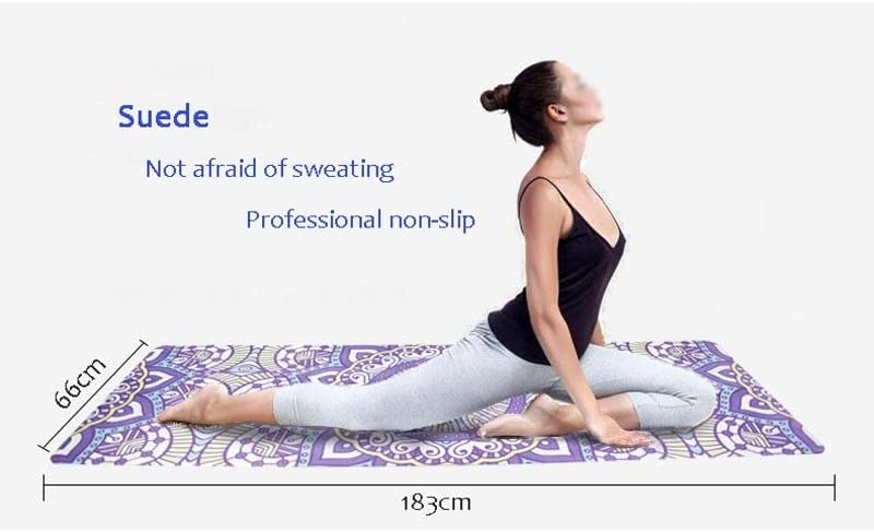 ADSRB mekana antilop vrhunska neklizajuća vruća prostirka za jogu 1,5 MM štampana putna joga i Pilates od prirodne gume