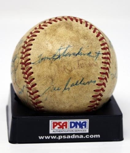 1957. NY Yankees al Champs AUTOGREGED potpisani bejzbol 15 Autos PSA / DNA certificirani - autogramirani bejzbol