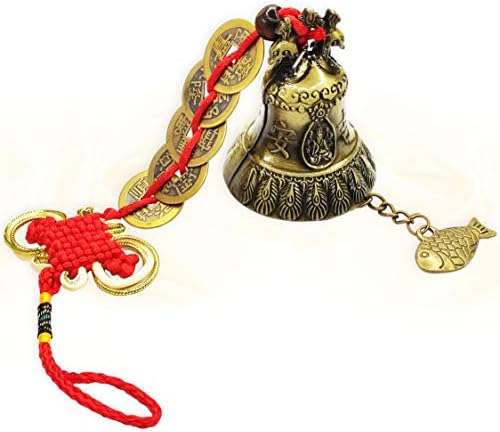 Feng Shui Zvono za bogatstvo i sigurnost, Kineski dekor, Privjesci za uspjeh, zaštitu mira i odbranu od zla, mogu se koristiti kao