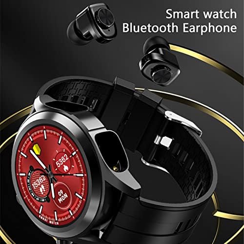 Gbsell Smart Watch sa ušiocima, okrugli fitness sat, 1,28 inčni Bluetooth sat sa pozivom, kalorijama, monitorom za spavanje, monitor za otkucaje srca, monitor sporta Smart Weeld Wearby