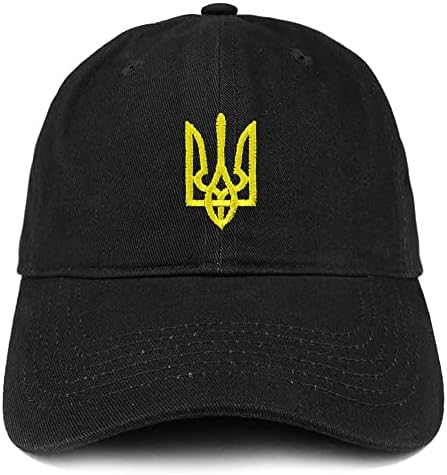 Trendy Prodavnica Odjeće Ukrajinski Nacionalni Simbol Vezena Niskoprofilna Meka Pamučna Bejzbol Kapa
