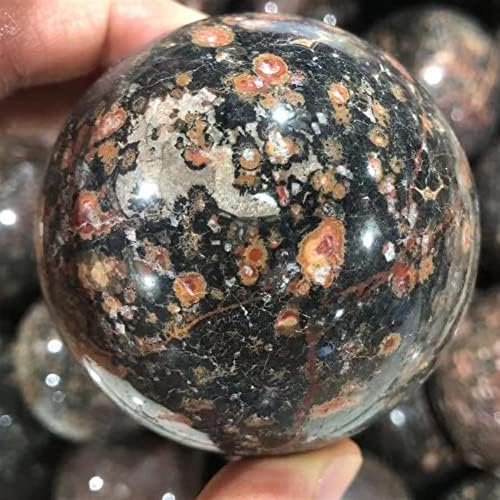 Prirodna mineralna kristalna kugla Leopard Energy Kvarcni kamen Reiki Dekoracija pogodna za domaćinstvo namještaja
