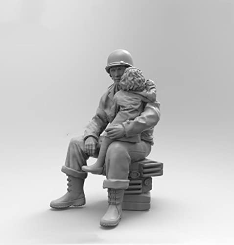 ETRIYE 1 / 16 Resin Soldier Model američki vojnik i kćerka opraštaju se od kompleta modela karaktera za livenje pod pritiskom / /