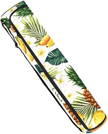Tropsko voće Banana s limunom cvjetni uzorak Yoga Mat torba za nošenje s naramenicom Yoga Mat torba torba za teretanu torba za plažu