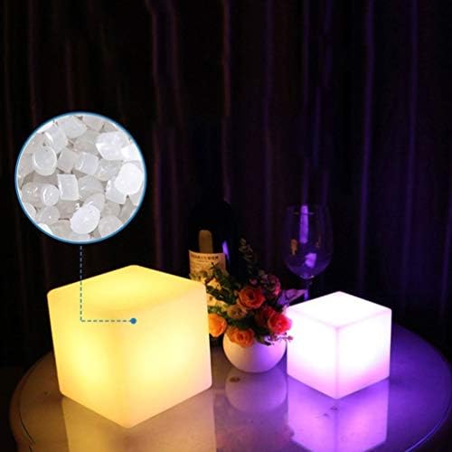 Vanjska dvorišna lampa unutrašnja noćna lampa za zabavu LED Svjetleća kvadratna stolica noćno svjetlo Mood Lam Indoor & amp; USB punjiva