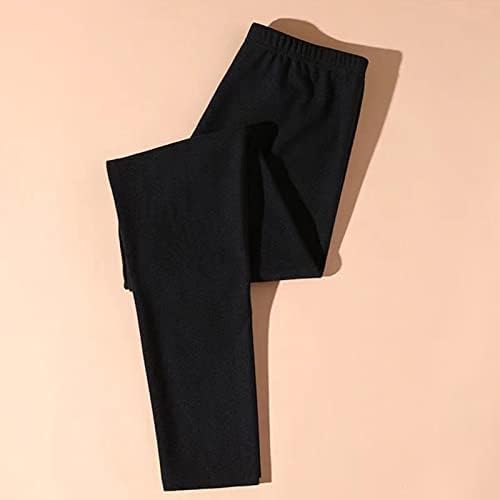 Tople zimske elastične toplotne tajice obložene visokim ženskim rukom joga hlače visoke dužine za žene sa džepovima