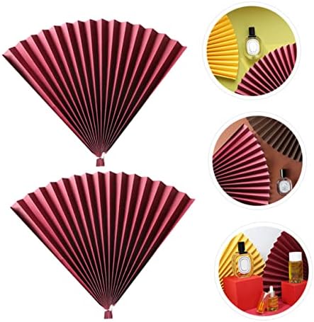 Abaodam 2pcs Fan Wedding Décor Chinoiserie ukrasi Kineski ukras za vjenčanje Kancelarijski ukrasi Lunarna novogodišnja dekoracija