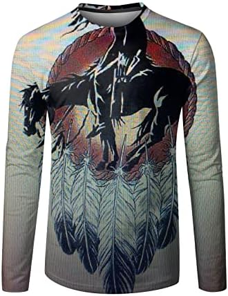 Dudubaby Plus Size Shirt za muškarce Moda Casual Stripe štampani Dugi rukav O-vrat Top bluza