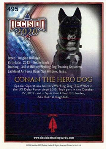 Odluka o listu 2020. 495A Conan Trgovačka kartica HERO-a