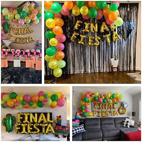 FINAL Fiesta Balloon Garland Kit Fiesta Bachelorette Party Fiesta Balloon Banner Fiesta Balloons Fiesta svadbeni tuš Fiesta Party Decor Fiesta