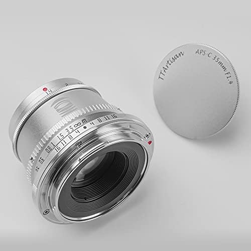 TTArtisan 35mm F1.4 APS-C Format veliki otvor blende ručni fokus fiksno sočivo za l montiranje Kamera srebro za Leica T CL TL TL2