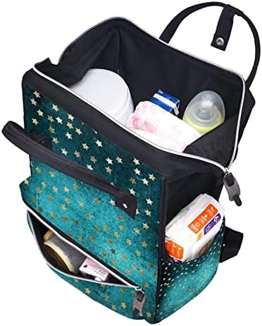 GPLD zvijezde uzorak grunge plave torbe za ruksak za bebe nazivne torbe za promjenu multi funkcije velike kapacitete putne torba