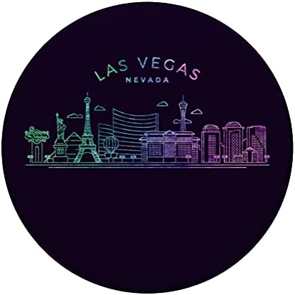 Las Vegas Skyline Cityscape City Metropole Popsockets zamjenjiva popgrip