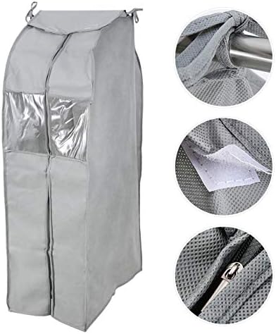 Cabilock zaštitni kaputi garnitura za odjeću Sholder Jackets prozori Clear Rack siva KUĆANSKA PVC odjeća za višekratnu upotrebu sklopiva