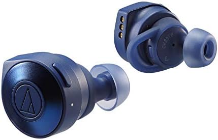 Audio-Technica At-CKS5TWBL čvrste basove bežične slušalice u ušima, plavo