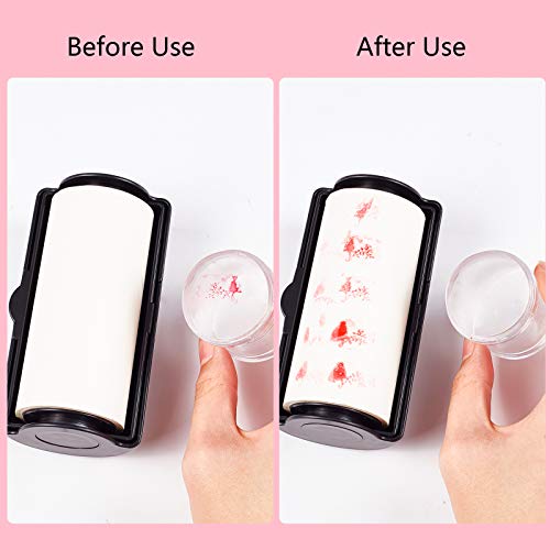 NICENEEED 120 listova Professional nail Stamper Deoiler Cleaner gel Remover za nokte Gel Remover papir Nail Art alati za štancanje noktiju ploče upijajući list papir za nokte papir za nokte manikir