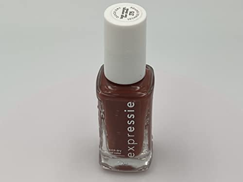 essie expressie brzo suhi lak za nokte, ograničeno izdanje speed of life kolekcije, cigla crvena boja noktiju sa kremastim završetkom, high energy, low stress, 0.33 fl oz