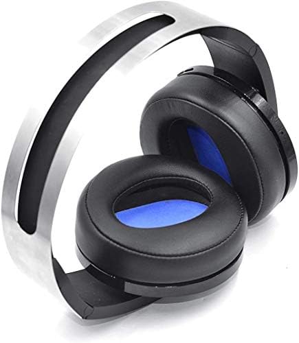 Zamjenski jastuk Crna proteinska koža i jastučići za uši od memorijske pjene kompatibilni sa Sony PS4 Playstation Platinum Wireless