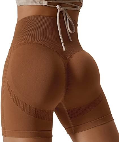 Ženska fitness joga kratke hlače Visoki struk Soft Spandex Vožnja kratkim hlačama Ženske plesne odbojke HIP kratke hlače Žene sportovi