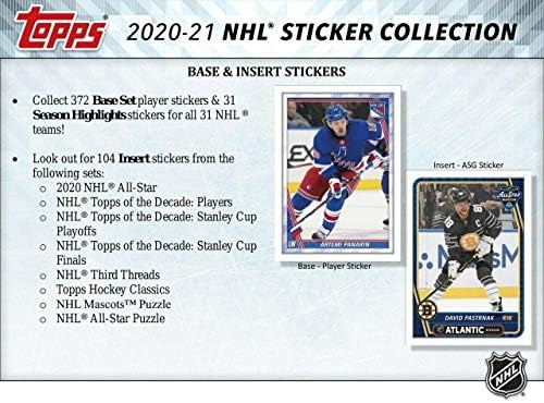 TOPPS 2020-21 NHL naljepnica za kolekciju